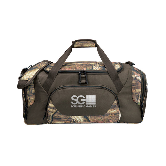 Camouflage brown large duffel bag for travel