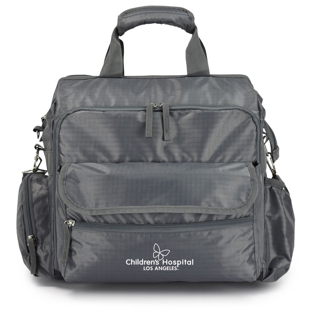 Grey Nurse Practitioner’s Bag with laptop sleeve