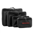 Lightweight Set of packing organizers in black
