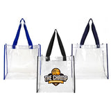 Basic Clear Stadium Security Open Tote Bag