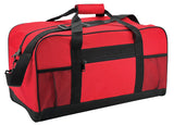 Red affordable duffel bags in USA 