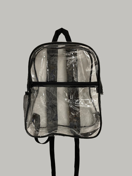 amazonbasics stadium approved mini backpack clear 12" Clear Mini Stadium Compliant Backpack – Duffelbags.com