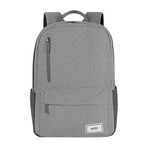 gray commuter backpack