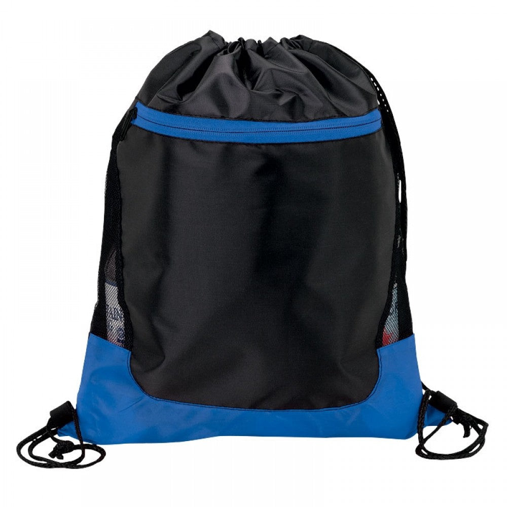 Color Splash Drawstring With Zip Pocket