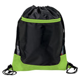 Color Splash Drawstring With Zip Pocket