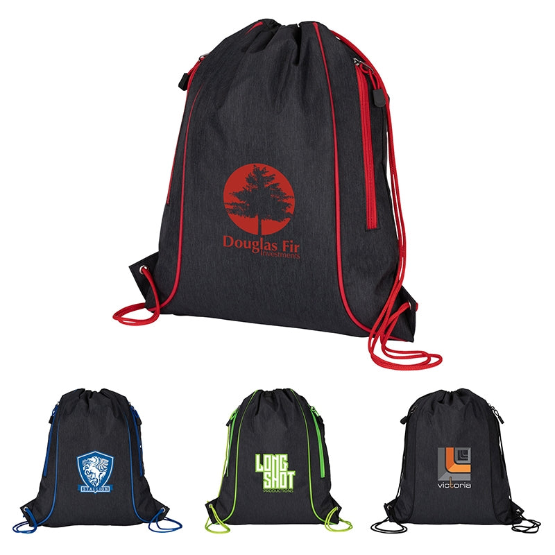 Seville Drawstring Bag w/ Color Accents