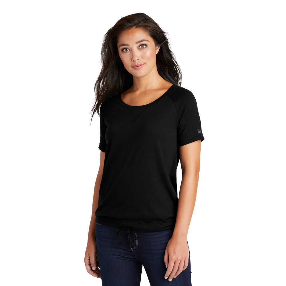 New Era® Women's Tri-Blend Performance Cinch Tee