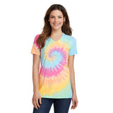 Port & Company® Ladies Tie-Dye V-Neck Tee