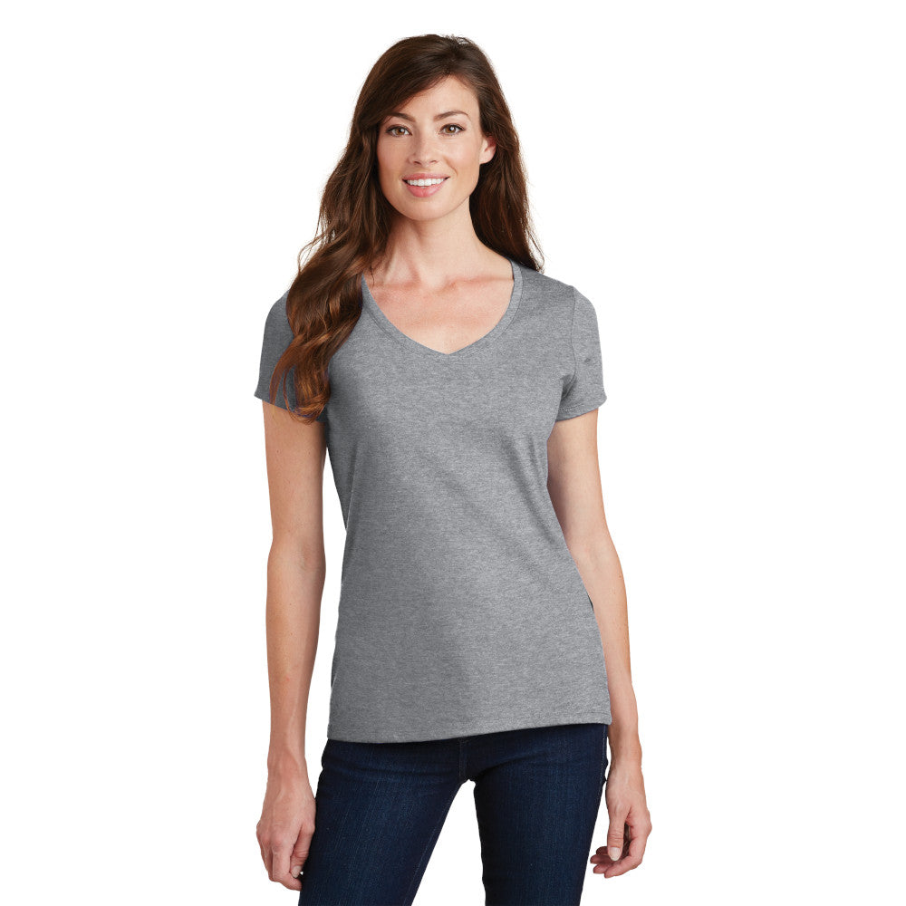 Port & Company® Ladies Fan Favorite™ V-Neck Tee