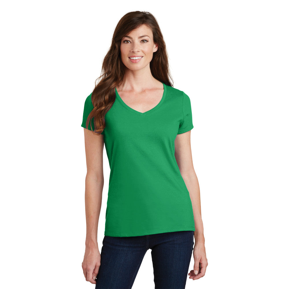 Port & Company® Ladies Fan Favorite™ V-Neck Tee