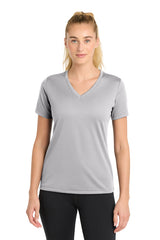 Sport-Tek® Women's PosiCharge® RacerMesh® V-Neck Tee