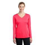 Sport-Tek® Ladies Long Sleeve PosiCharge® Competitor™ V-Neck Tee