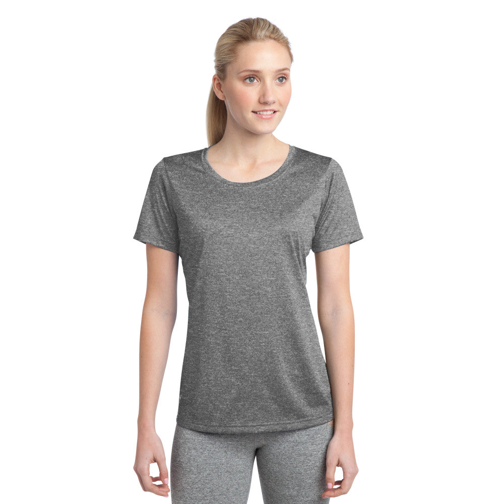 Sport-Tek® Ladies Heather Contender™ Scoop Neck Tee