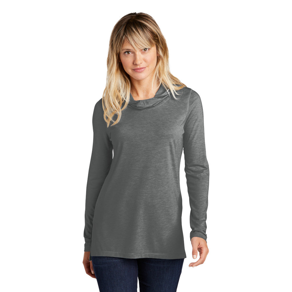 Sport-Tek ® Ladies PosiCharge ® Tri-Blend Wicking Long Sleeve Hoodie