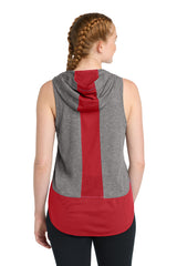 Sport-Tek® Women's PosiCharge® Tri-Blend Wicking Draft Hoodie Tank