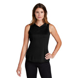 Sport-Tek ® Ladies PosiCharge ® Tri-Blend Wicking Draft Hoodie Tank
