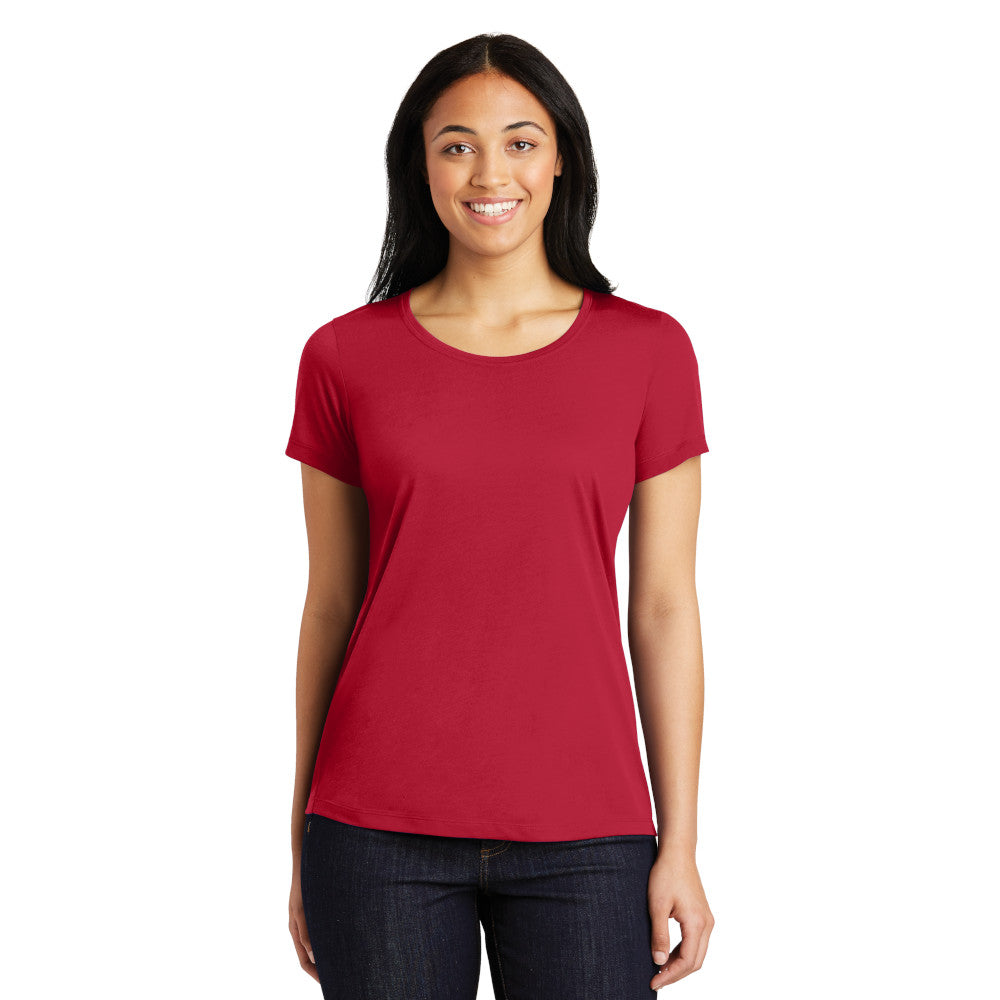 Sport-Tek® Ladies PosiCharge® Competitor™ Cotton Touch™ Scoop Neck Tee