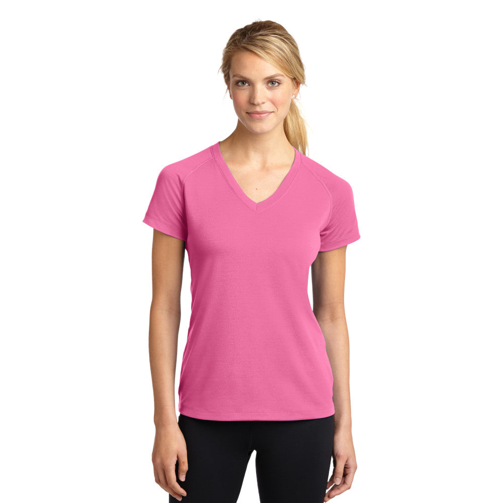 Sport-Tek® Ladies Ultimate Performance V-Neck