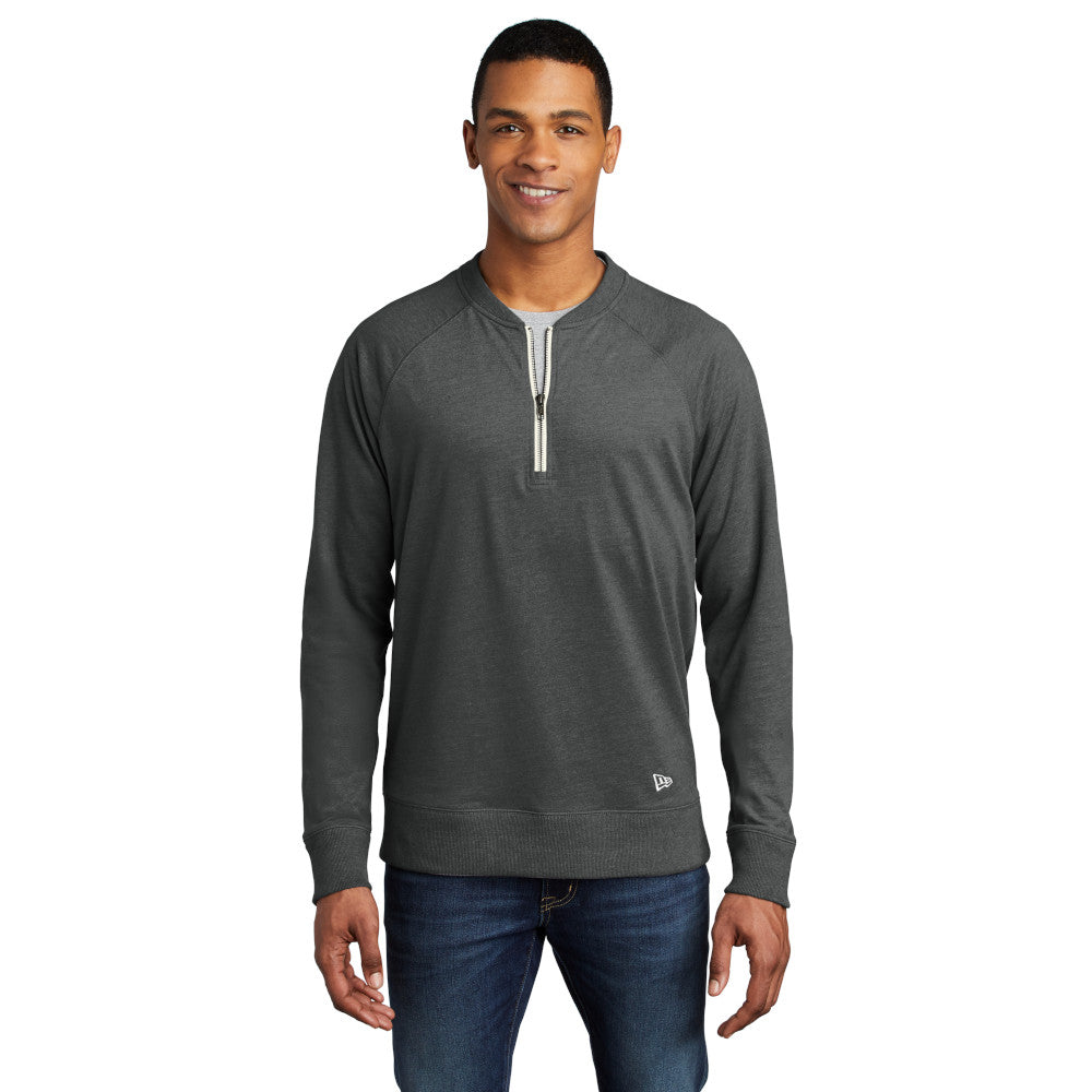New Era ® Sueded Cotton Blend 1/4-Zip Pullover