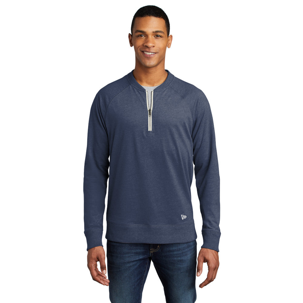 New Era ® Sueded Cotton Blend 1/4-Zip Pullover