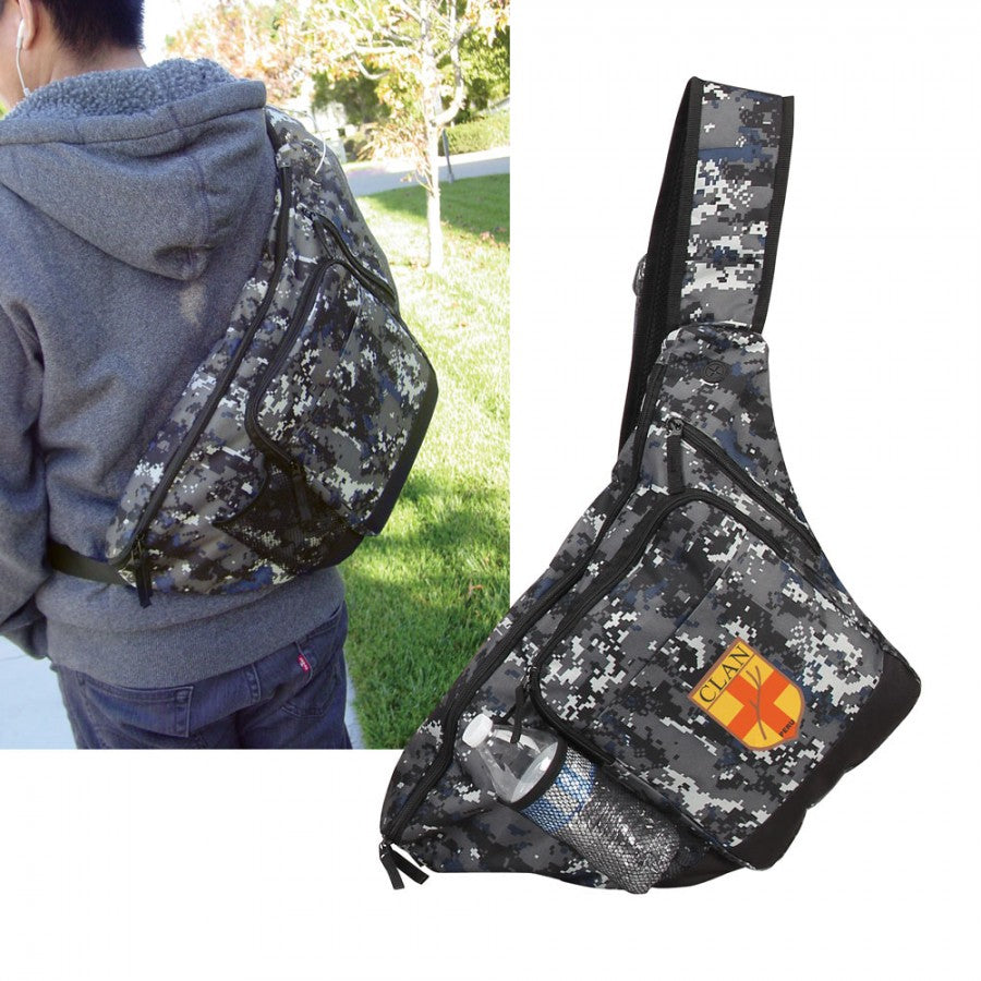 Camo Outdoor Sling Backpack