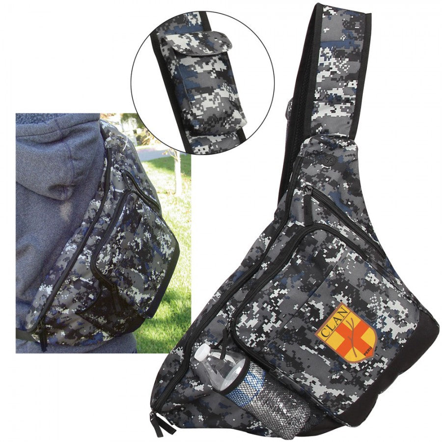 Camo Outdoor Sling Backpack