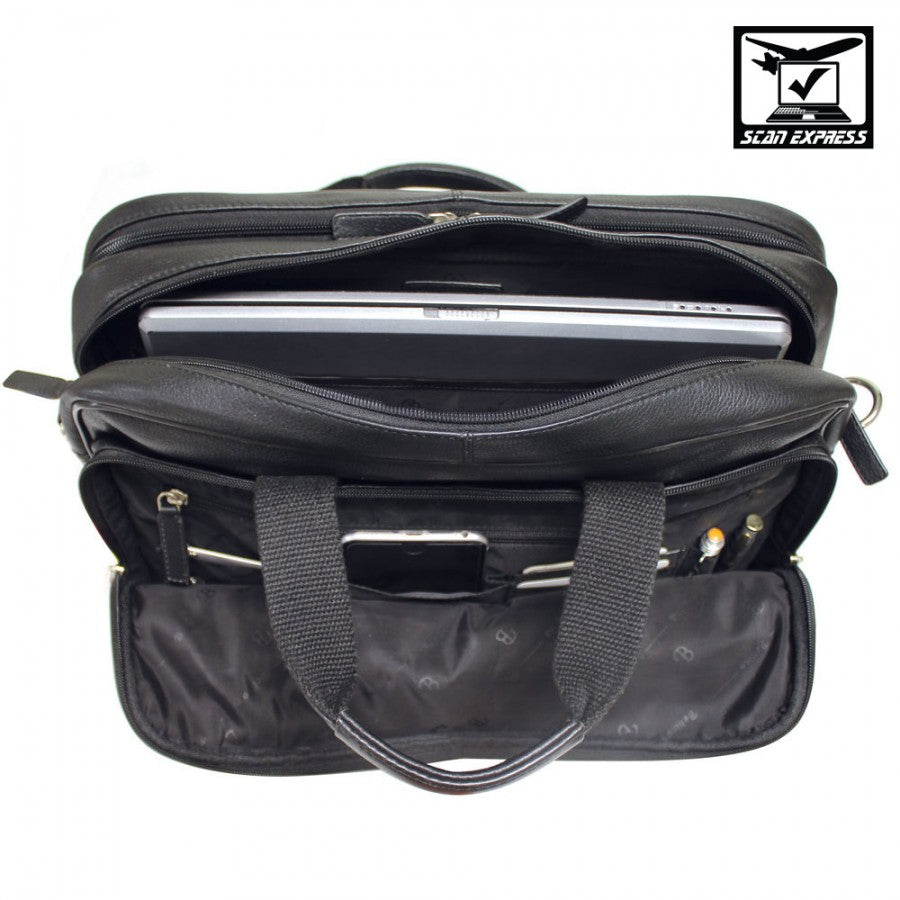 Leather Tsa Computer Case