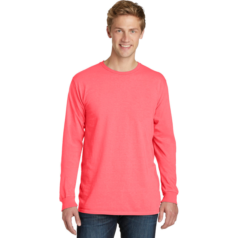 Port & Company® Beach Wash™ Garment-Dyed Long Sleeve Tee