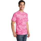 Port & Company® Core Cotton Camo Tee Brand Logo