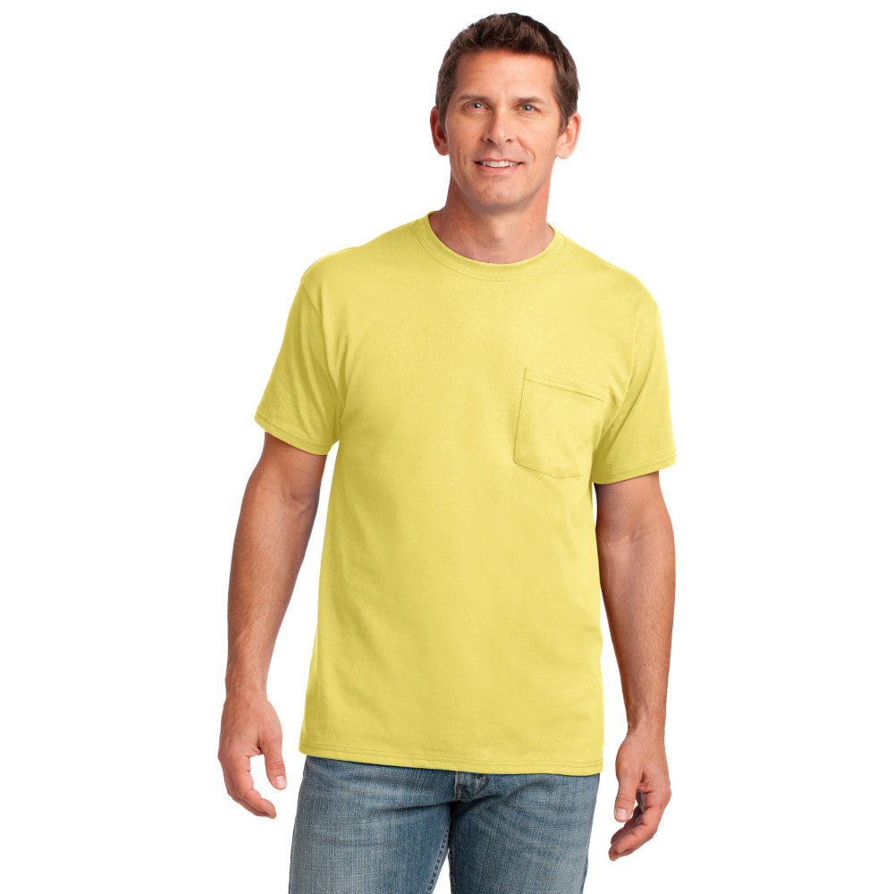 Port & Company® Core Cotton Pocket Tee