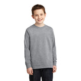 Port & Company® Youth Long Sleeve Core Cotton Tee