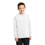 Port & Company® Youth Long Sleeve Core Cotton Tee