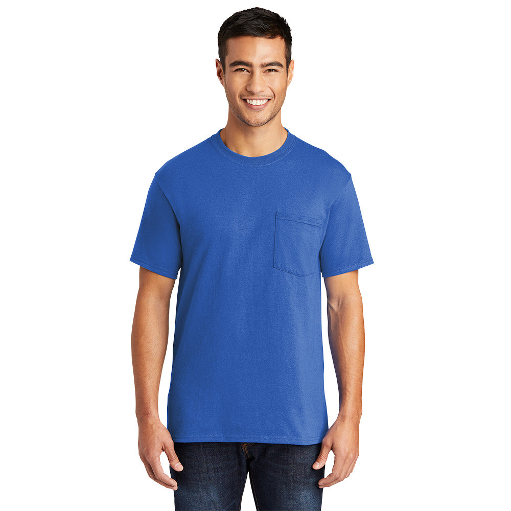 Port & Company® Tall Core Blend Pocket Tee