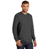 Port & Company® Tall Long Sleeve Essential Pocket Tee