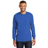 Port & Company® Long Sleeve Essential Pocket Tee