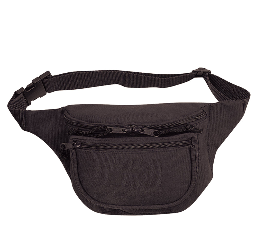 3-Pocket Polyester Fanny Pack