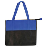 Two Tone Polypropylene Zippered Tote Bag