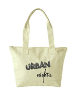 Cotton Canvas Zipper Tote