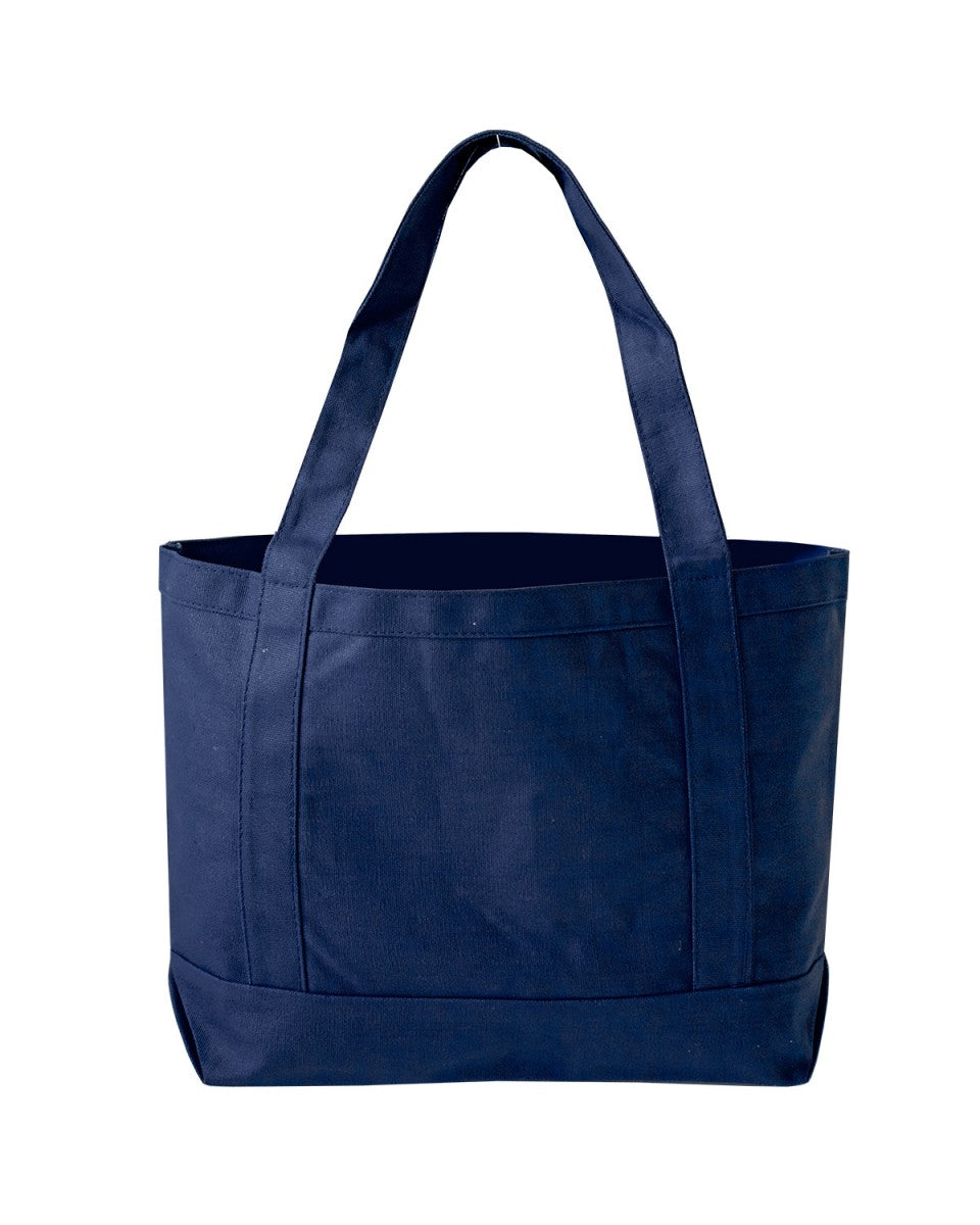 Cotton Canvas Open Boat Tote