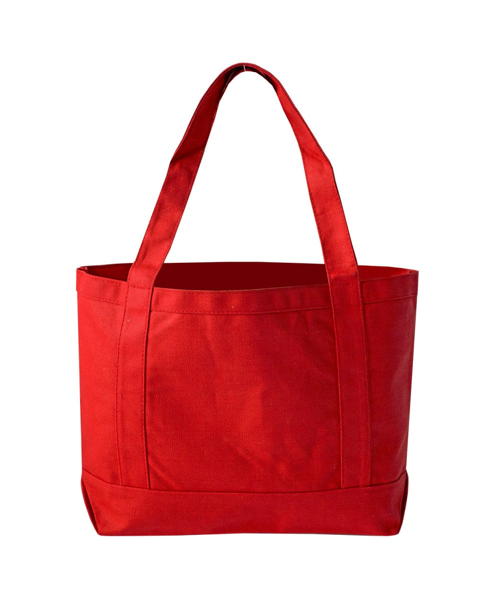 Cotton Canvas Open Boat Tote