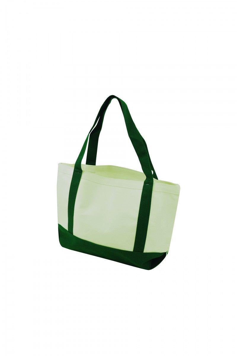 White Cotton Boat Tote