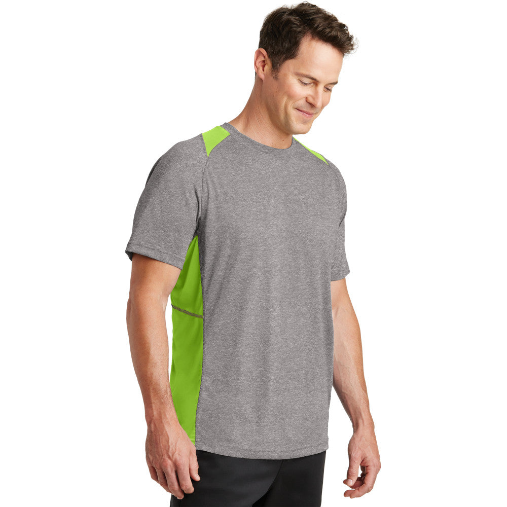 Sport-Tek® Heather Colorblock Contender™ Tee
