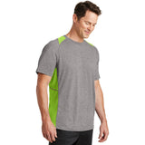 Sport-Tek® Heather Colorblock Contender™ Tee