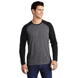 Sport-Tek ® PosiCharge ® Long Sleeve Tri-Blend Wicking Raglan Tee