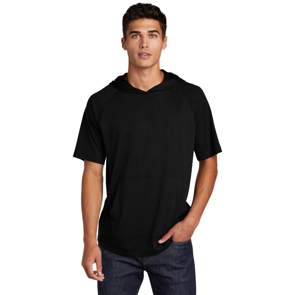 Sport-Tek ® PosiCharge ® Tri-Blend Wicking Short Sleeve Hoodie