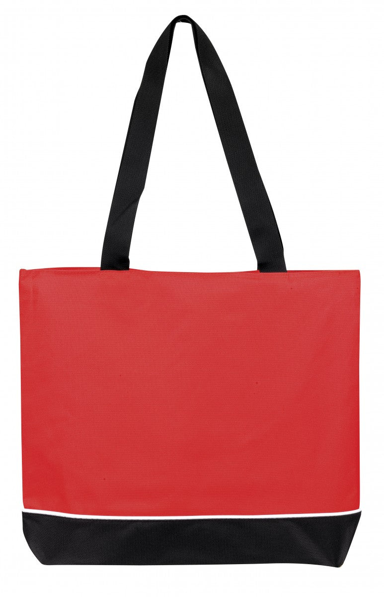 Zipper Shoulder Tote