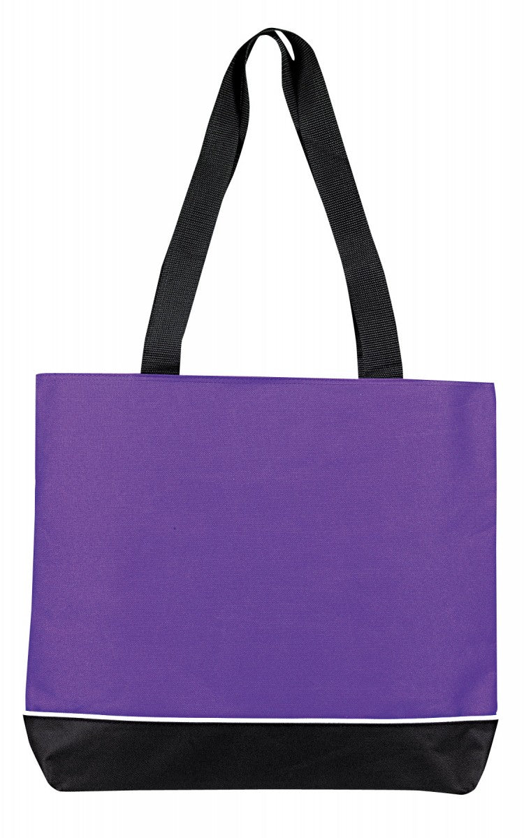 Zipper Shoulder Tote