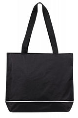 Zipper Shoulder Tote