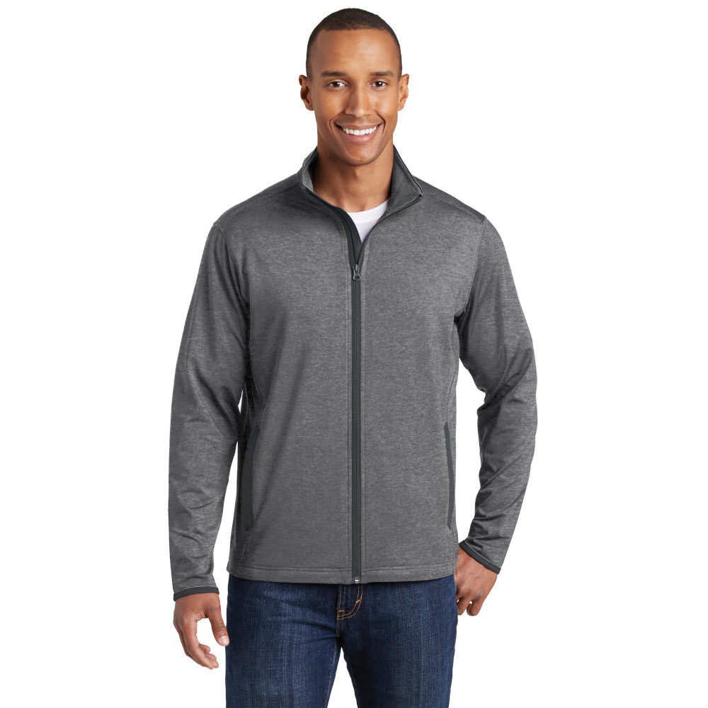 Sport-Tek® Sport-Wick® Stretch Contrast Full-Zip Jacket