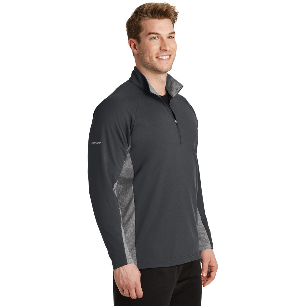 Sport-Tek® Sport-Wick® Stretch Contrast 1/2-Zip Pullover